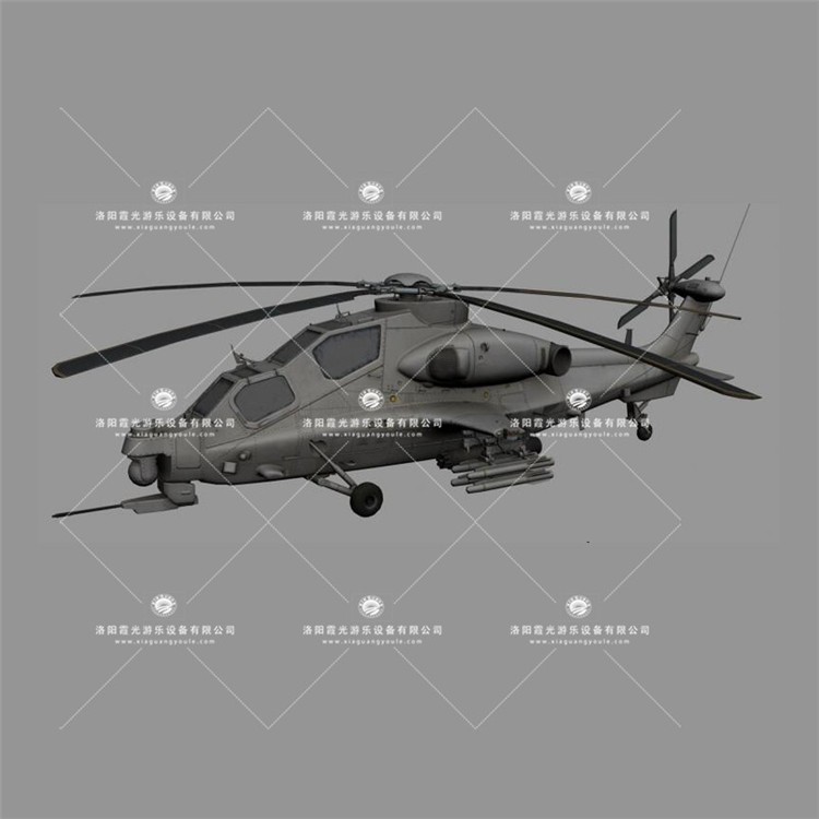 新罗武装直升机3D模型